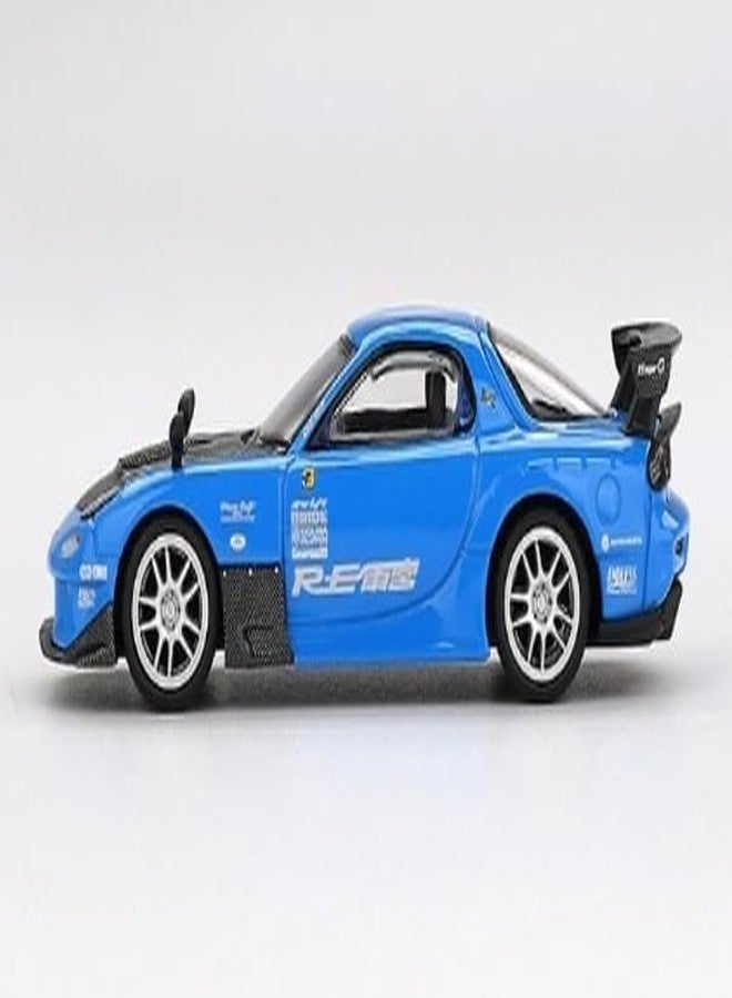 MINI GT MGT01046-BL 1/64 Mazda RX-7 RE Amemiya 20B NA 3ROTOR-7 Amemiya (Right Handle) Finished Product - Image 4